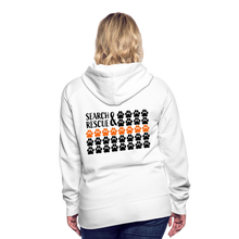 Load image into Gallery viewer, K9s Lead the Way - SAR - Women’s Premium Hoodie - white
