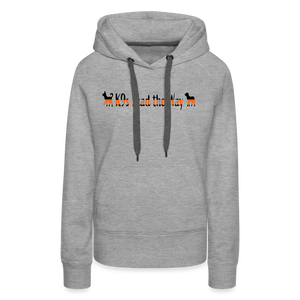 K9s Lead the Way - SAR - Women’s Premium Hoodie - heather grey