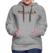 Load image into Gallery viewer, K9s Lead the Way - SAR - Women’s Premium Hoodie - heather grey
