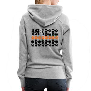 K9s Lead the Way - SAR - Women’s Premium Hoodie - heather grey