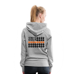 K9s Lead the Way - SAR - Women’s Premium Hoodie - heather grey