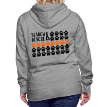 Load image into Gallery viewer, K9s Lead the Way - SAR - Women’s Premium Hoodie - heather grey
