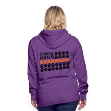 Load image into Gallery viewer, K9s Lead the Way - SAR - Women’s Premium Hoodie - purple
