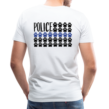 Load image into Gallery viewer, K9s Lead the Way - Police - Men&#39;s Premium T-Shirt - white
