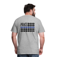 Load image into Gallery viewer, K9s Lead the Way - Police - Men&#39;s Premium T-Shirt - heather gray
