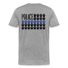 Load image into Gallery viewer, K9s Lead the Way - Police - Men&#39;s Premium T-Shirt - heather gray
