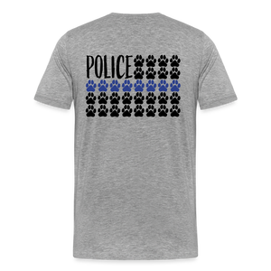 K9s Lead the Way - Police - Men's Premium T-Shirt - heather gray