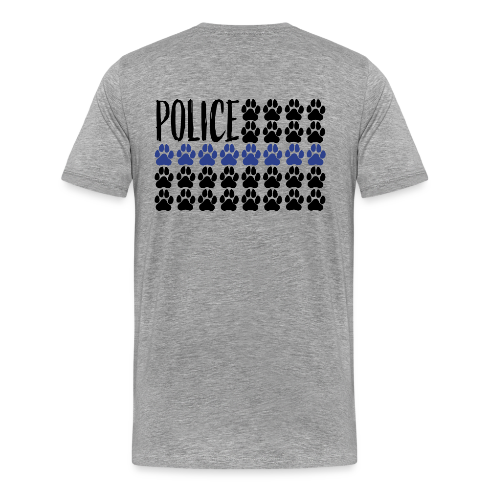 K9s Lead the Way - Police - Men's Premium T-Shirt - heather gray