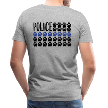 Load image into Gallery viewer, K9s Lead the Way - Police - Men&#39;s Premium T-Shirt - heather gray
