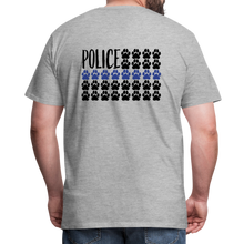 Load image into Gallery viewer, K9s Lead the Way - Police - Men&#39;s Premium T-Shirt - heather gray
