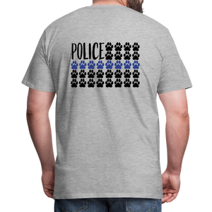 K9s Lead the Way - Police - Men's Premium T-Shirt - heather gray