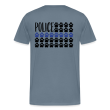 Load image into Gallery viewer, K9s Lead the Way - Police - Men&#39;s Premium T-Shirt - steel blue
