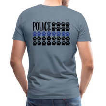 Load image into Gallery viewer, K9s Lead the Way - Police - Men&#39;s Premium T-Shirt - steel blue
