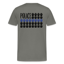 Load image into Gallery viewer, K9s Lead the Way - Police - Men&#39;s Premium T-Shirt - asphalt gray
