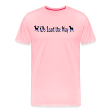 Load image into Gallery viewer, K9s Lead the Way - Police - Men&#39;s Premium T-Shirt - pink
