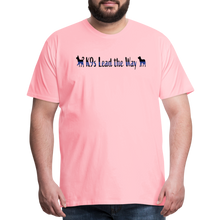 Load image into Gallery viewer, K9s Lead the Way - Police - Men&#39;s Premium T-Shirt - pink
