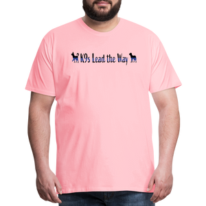 K9s Lead the Way - Police - Men's Premium T-Shirt - pink