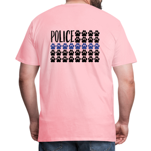 K9s Lead the Way - Police - Men's Premium T-Shirt - pink