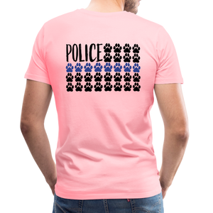 K9s Lead the Way - Police - Men's Premium T-Shirt - pink