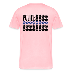 K9s Lead the Way - Police - Men's Premium T-Shirt - pink