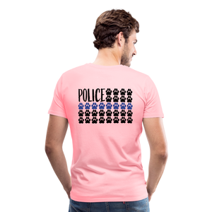 K9s Lead the Way - Police - Men's Premium T-Shirt - pink