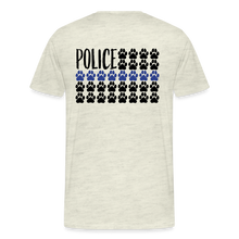 Load image into Gallery viewer, K9s Lead the Way - Police - Men&#39;s Premium T-Shirt - heather oatmeal
