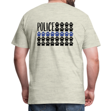 Load image into Gallery viewer, K9s Lead the Way - Police - Men&#39;s Premium T-Shirt - heather oatmeal
