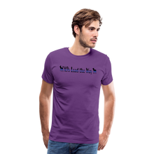 Load image into Gallery viewer, K9s Lead the Way - Police - Men&#39;s Premium T-Shirt - purple
