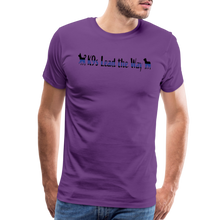 Load image into Gallery viewer, K9s Lead the Way - Police - Men&#39;s Premium T-Shirt - purple
