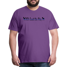 Load image into Gallery viewer, K9s Lead the Way - Police - Men&#39;s Premium T-Shirt - purple
