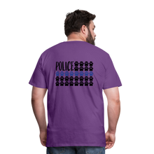 Load image into Gallery viewer, K9s Lead the Way - Police - Men&#39;s Premium T-Shirt - purple
