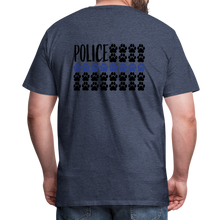 Load image into Gallery viewer, K9s Lead the Way - Police - Men&#39;s Premium T-Shirt - heather blue
