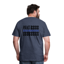 Load image into Gallery viewer, K9s Lead the Way - Police - Men&#39;s Premium T-Shirt - heather blue
