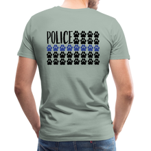 Load image into Gallery viewer, K9s Lead the Way - Police - Men&#39;s Premium T-Shirt - steel green
