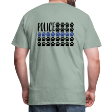 Load image into Gallery viewer, K9s Lead the Way - Police - Men&#39;s Premium T-Shirt - steel green
