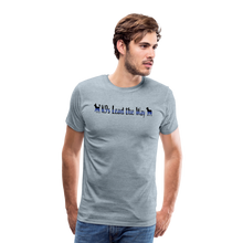 Load image into Gallery viewer, K9s Lead the Way - Police - Men&#39;s Premium T-Shirt - heather ice blue
