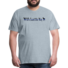 Load image into Gallery viewer, K9s Lead the Way - Police - Men&#39;s Premium T-Shirt - heather ice blue
