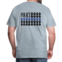 Load image into Gallery viewer, K9s Lead the Way - Police - Men&#39;s Premium T-Shirt - heather ice blue
