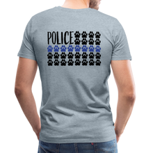 Load image into Gallery viewer, K9s Lead the Way - Police - Men&#39;s Premium T-Shirt - heather ice blue
