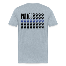 Load image into Gallery viewer, K9s Lead the Way - Police - Men&#39;s Premium T-Shirt - heather ice blue
