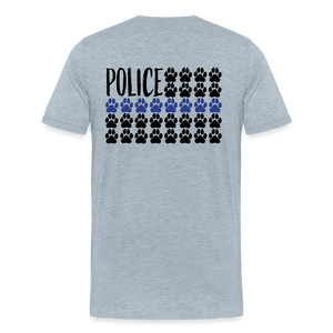 K9s Lead the Way - Police - Men's Premium T-Shirt - heather ice blue