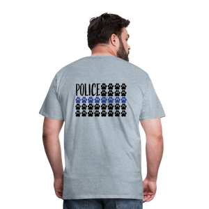 K9s Lead the Way - Police - Men's Premium T-Shirt - heather ice blue