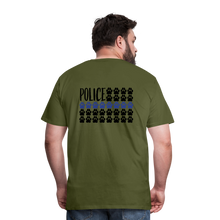 Load image into Gallery viewer, K9s Lead the Way - Police - Men&#39;s Premium T-Shirt - olive green
