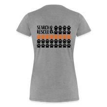 Load image into Gallery viewer, K9s Lead the Way - SAR - Women’s Premium T-Shirt - heather gray
