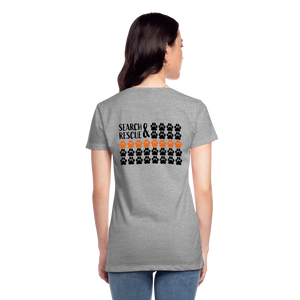 K9s Lead the Way - SAR - Women’s Premium T-Shirt - heather gray