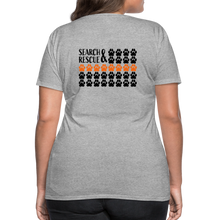 Load image into Gallery viewer, K9s Lead the Way - SAR - Women’s Premium T-Shirt - heather gray
