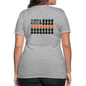 K9s Lead the Way - SAR - Women’s Premium T-Shirt - heather gray