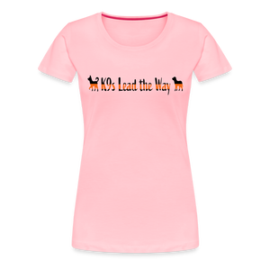 K9s Lead the Way - SAR - Women’s Premium T-Shirt - pink