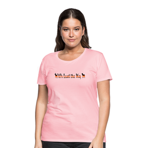 K9s Lead the Way - SAR - Women’s Premium T-Shirt - pink