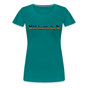 K9s Lead the Way - SAR - Women’s Premium T-Shirt - teal